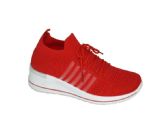 Wholesale Footwear Women's Sneakers, Breathable, Comfortable Shoes In Red Assorted Size
