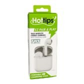 White Wireless Tws Stick Earbuds W/charging Case