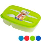Lunch Box 2 Compartment W/fork
