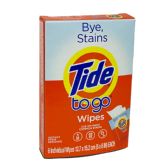 Travel Size Instant Stain Remover Wipes - Box Of 6