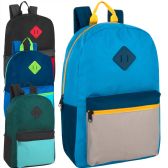 17 Inch Multicolor Backpack 4 Color