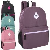 19 Inch Backpack With Side Mesh Pockets - Girls