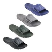Wholesale Footwear Men's Monochrome Slide