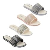 Wholesale Footwear Women's Glitter Wrap Rhinestone Sandals