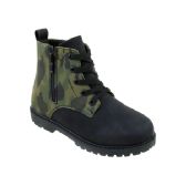 Wholesale Footwear Boy's Black Combat Boot