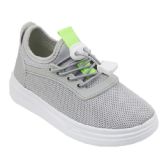 Wholesale Footwear Kid's Bungee Sneaker In Gray