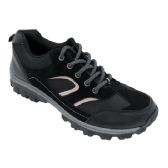 Wholesale Footwear Men's Low Hiking Boots In Black And Gray