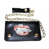 Live To Ride Ride To Live Bi Fold Chain Wallet