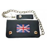 Small British Flag Bi Fold Chain Wallet