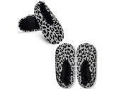 Wholesale Footwear Isaac Mizrahi Leopard Sherpa Lined Slippers Size Medium