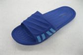 Wholesale Footwear Women Blue Color Summer Velcro Closure Slide Sandals