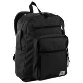 Multi Compartment Daypack With Laptop Pocket In Black