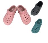 Wholesale Footwear Waterproof Slippers Women Men Fur Lined Clogs