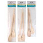 Mixing Spoon Wood 2pc 3ast Size 10&12in/10&14in/12&14in B&c Pbh