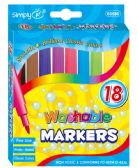 18 Piece Washable Marker