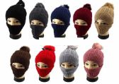 Winter Beanie Hat And Mask Set Thick Warm