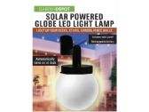 Solar Powered Globe Led Light Lamp