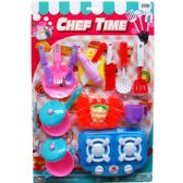 18pc Kitchen Play Set On Blister Card