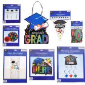 Graduation Party Decorations 8ast Multicolor Hanging/table/banner/door Cutouts