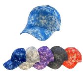 TwO-Tone Tie Dye Baseball Cap/ Hat