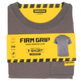 T-Shirt Medium Short Sleeve Pocket Firm Grip 12pc Pdq