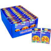 Crayons Wax 24ct Boxed 3.46in L In 36pc Pdq