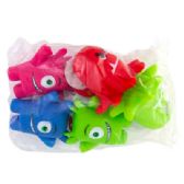 Dog Toy Vinyl OnE-Eyed Monster Assorted Colors Hang Tag In Pdq#s20915