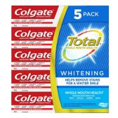 Colgate Total Whitening Paste 5 Pack 170ml