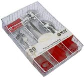 20 Piece Cutlery Set In Metal Tray
