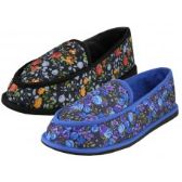 Wholesale Footwear Women's Floral Printed Bedroom Shoe