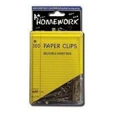Paper Clips - 300ct.- 1.25 - Silver Metal - Boxed