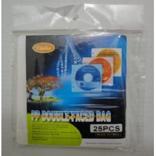 25pc DoublE-Faced Bag For Cd/dvd