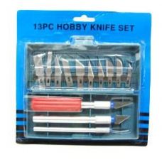 Hobby Knife Set 13 Pc In Case
