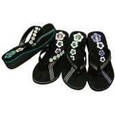 Wholesale Footwear Womens Flip Flops Black, Size 5 - 10