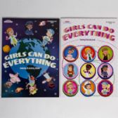 Color Activity Book Girls Cand Do Everything 2 Asst Flr Dspl