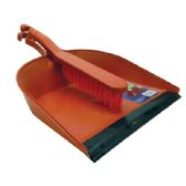 Dustpan And Brush Set 13 X 8.5 Inch Assorted Colors