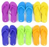 Wholesale Footwear Children's Flip Flops - Solid Colors