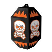 Vintage Halloween Skull Paper Lanterns Assembly Required