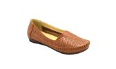 Wholesale Footwear Flats Shoes Loafers For Women Comfortable Casual Leather Natural Driving Fashion Flats Breathable Walking Ladies Slip On Shoes Color Tan Size 7-11