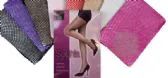 Ladies' Nylon Fishnet Pantyhose One Size In Red