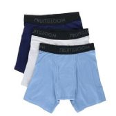 Men's Fruit Of The Loom Boxer Brief, Size L