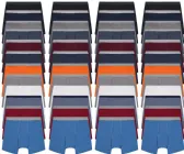 Mens 100% Cotton Boxer Briefs Underwear Assorted Colors, Size X-Large, 60 Pack