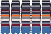 Mens 100% Cotton Boxer Briefs Underwear Assorted Colors, Size 3X-Large, 48 Pack