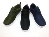 Wholesale Footwear Modern Mens Breathable Sneakers With Laces In Blue