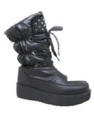 Wholesale Footwear Snow Boots For Women With Platforms, Comfortable Winter Boots Color Black Size 5-10