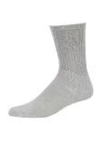 Sport Crew Sock In Grey 10-13 Sock Size