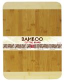 Home Basics Large Dual Tone Bamboo Cutting Board, Natural