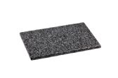 Home Basics 8" x 12" Granite Cutting Board, Black