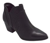 Wholesale Footwear Women Ankle Heel Booties Color Black Size 6-11
